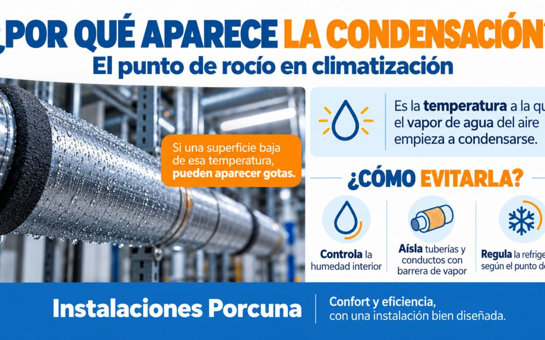 Prevencion de condesación en tuberias
